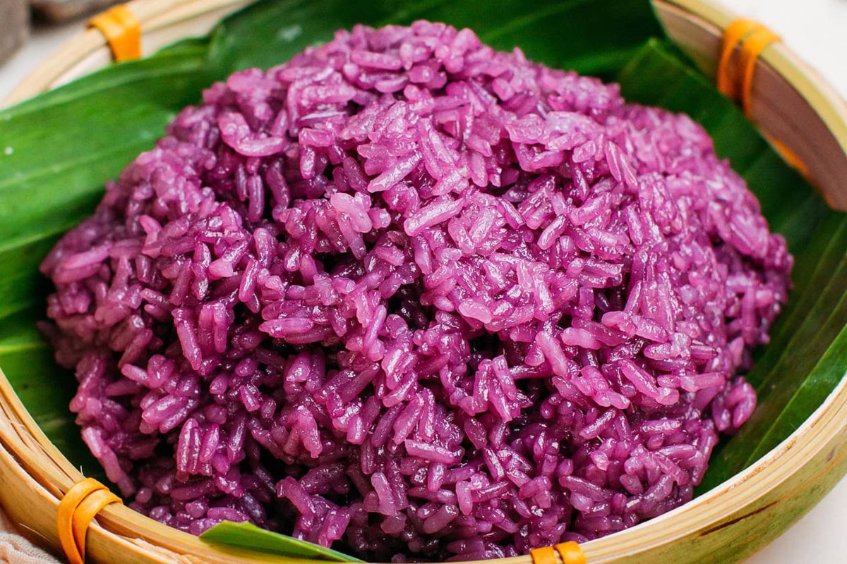 Purple Sticky Rice Lai Chau Vietnam 